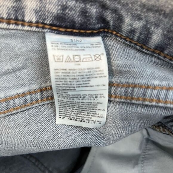 Banana Republic High Rise Slim Jeans Light Wash Acid 12/31 - Picture 7 of 7